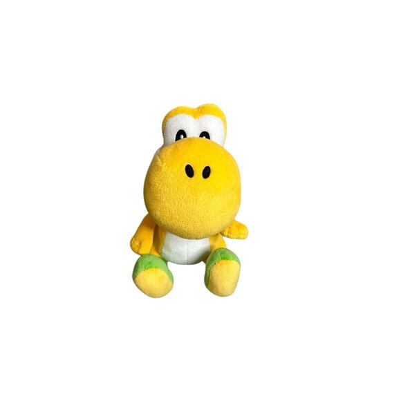 Nintendo WII Super Mario Bros YOSHI Sitting Plush Stuffed Animal Toy 7" Yellow - Picture 2 of 8